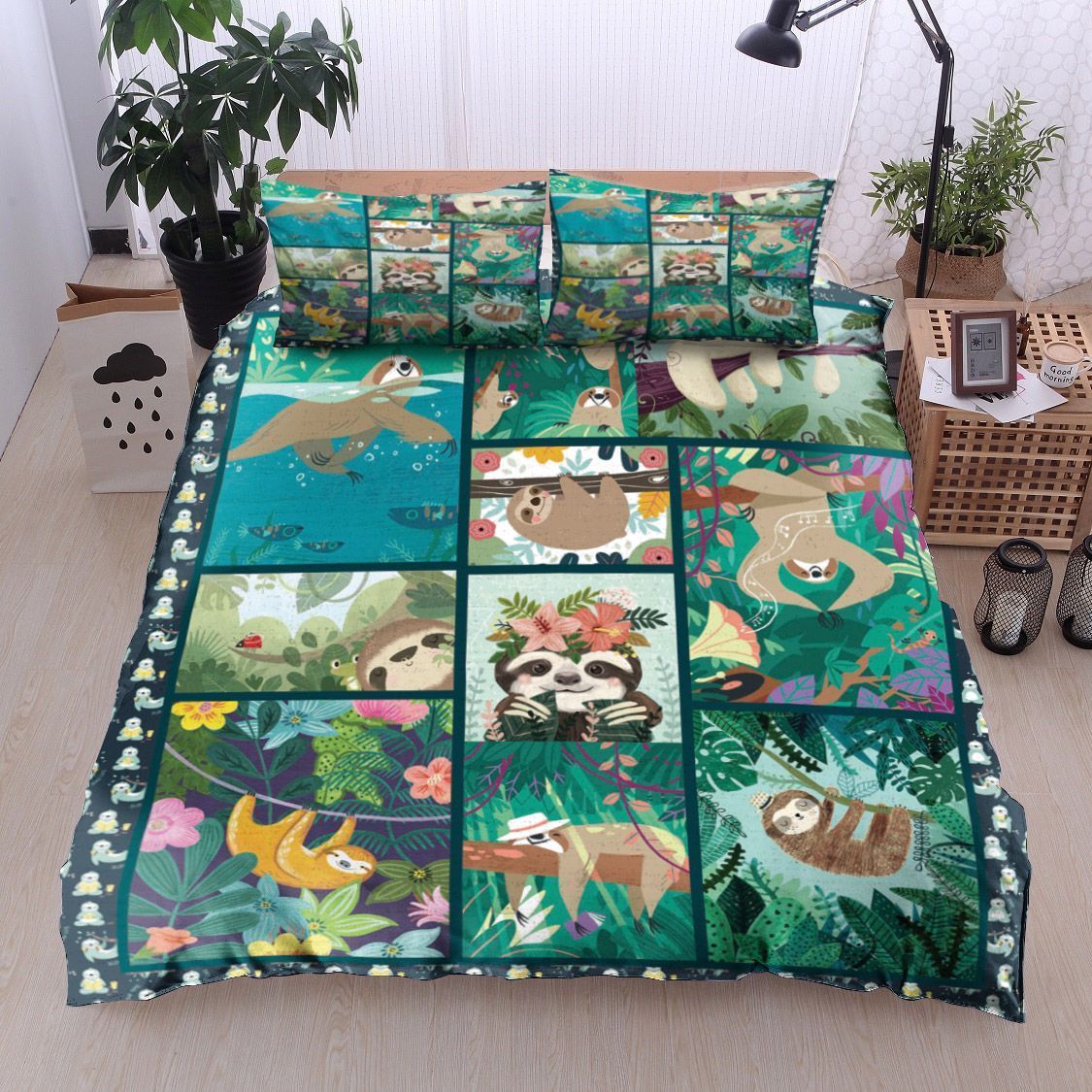 Sloth Bedding Set