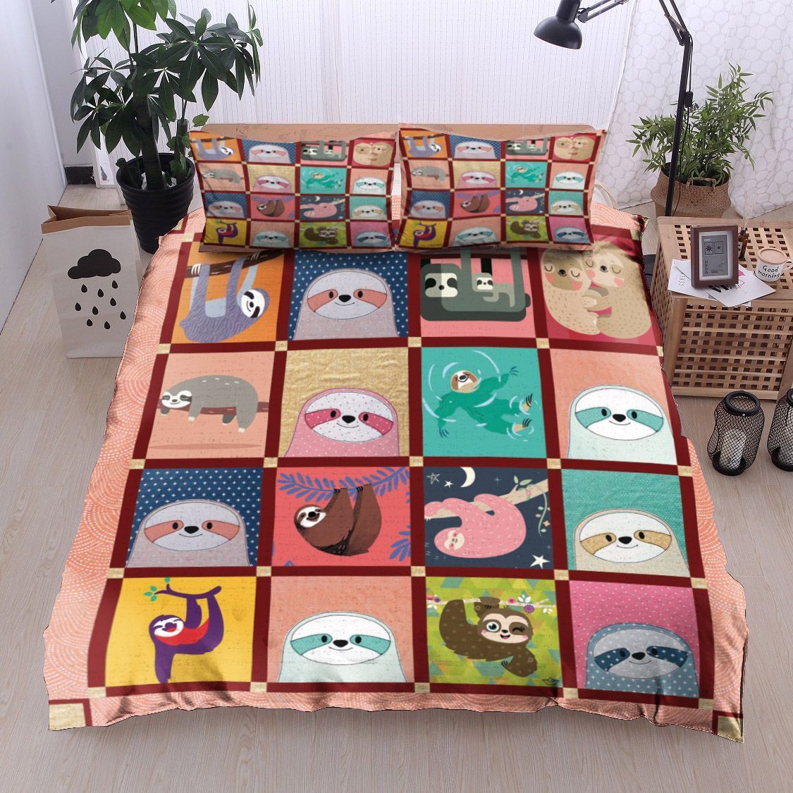 Sloth Bedding Set