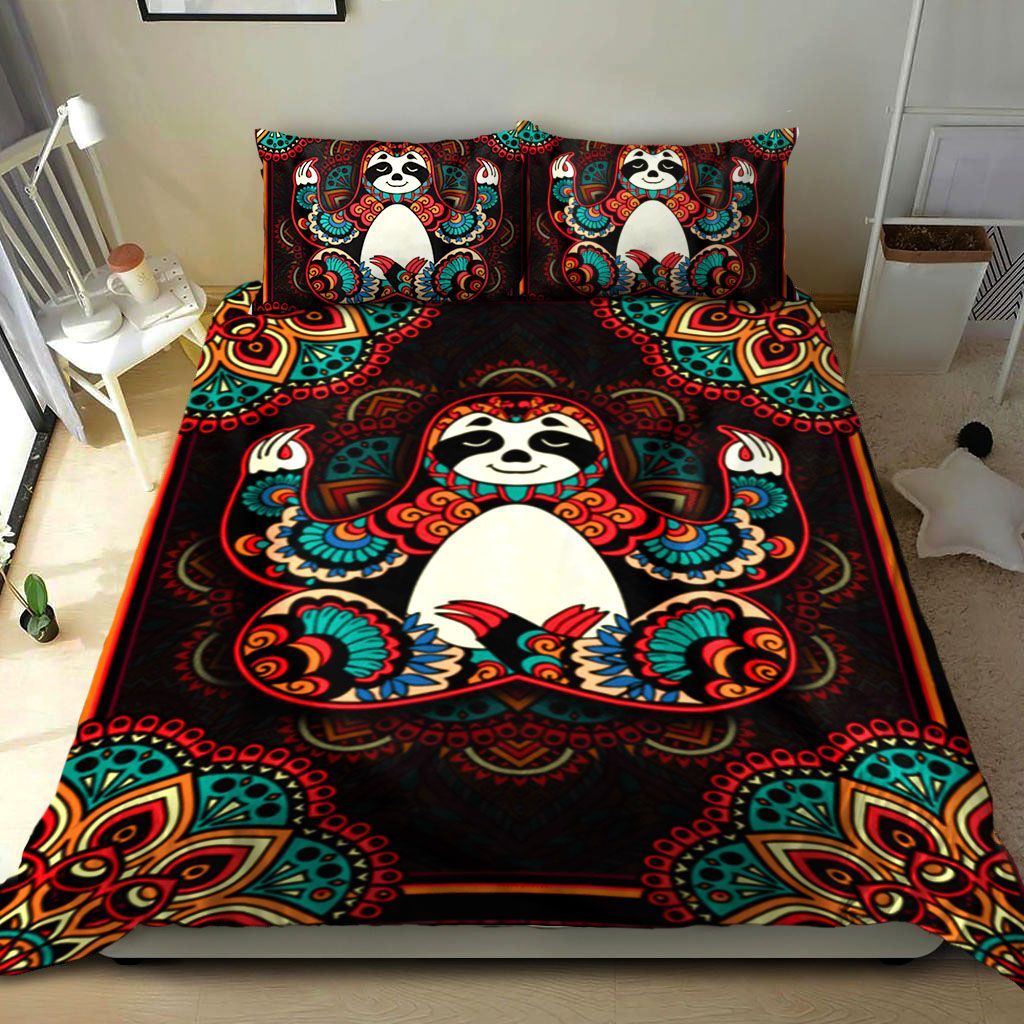 Sloth Yoga Bedding Set