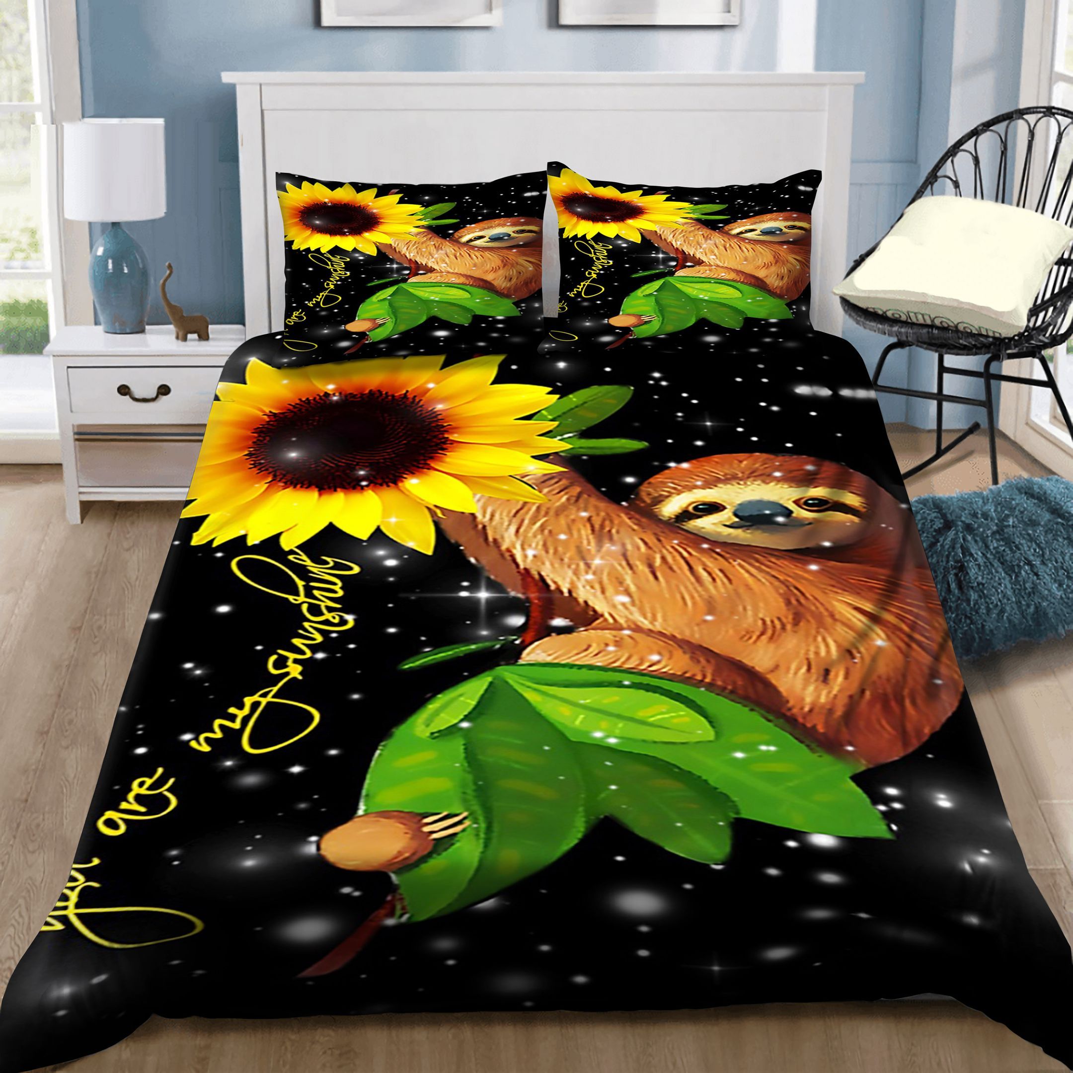 Sloth You Are My Sunshine Bedding Set