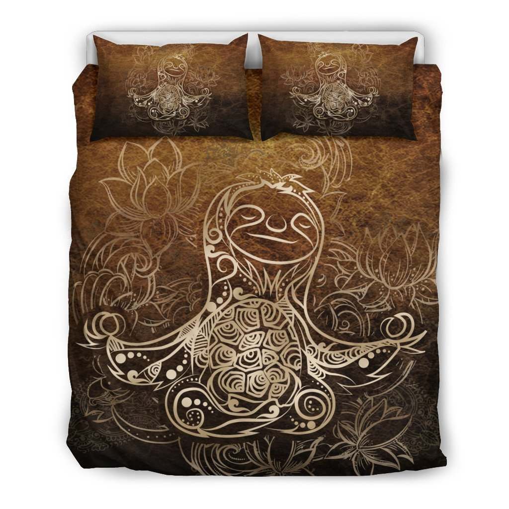 Sloth Zen Bedding Set