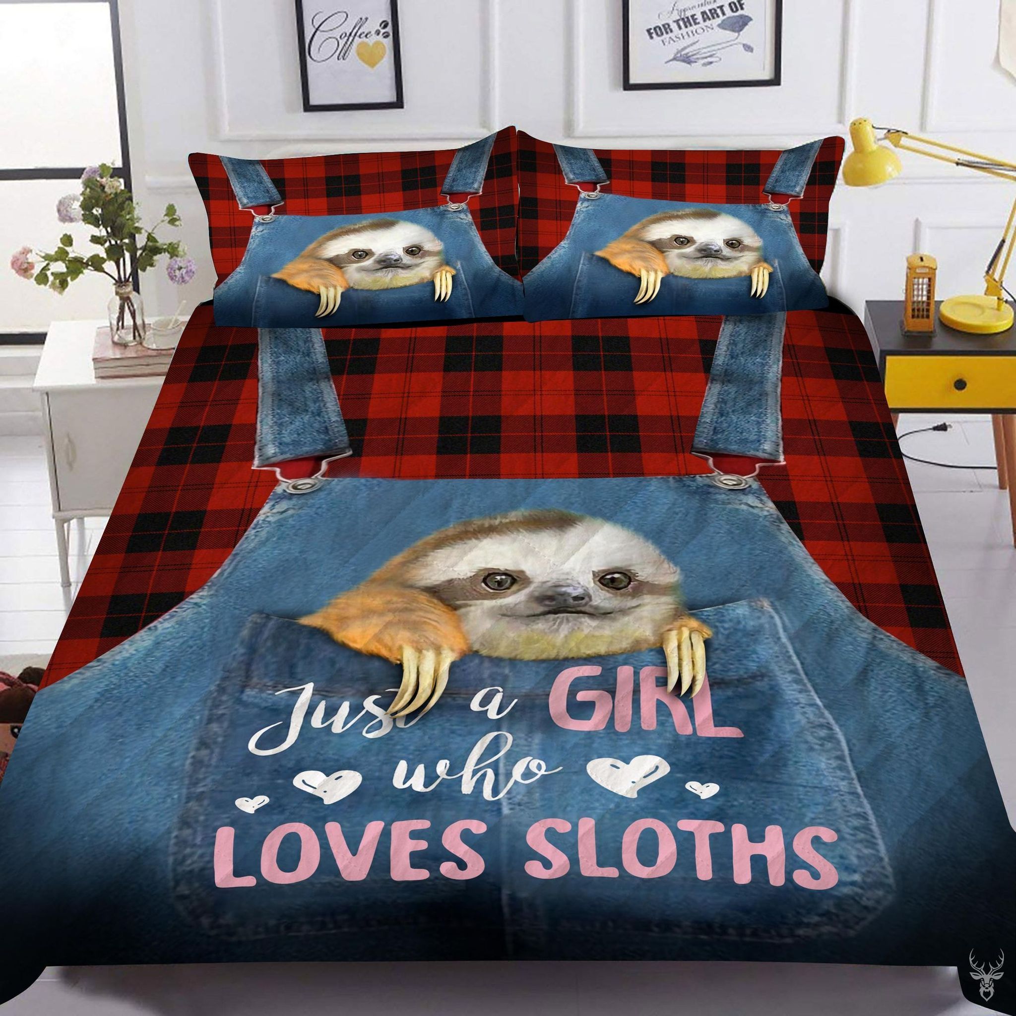 Sloths Bedding Set