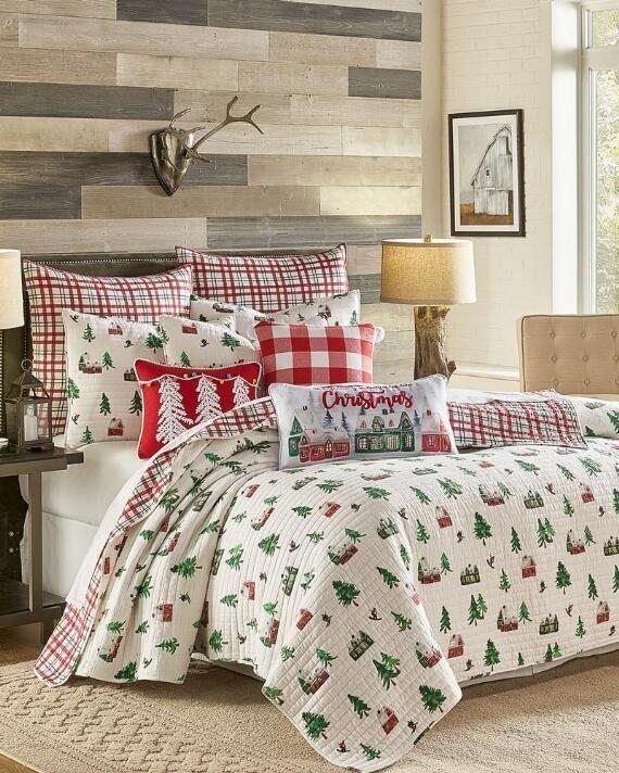 Small Christmas Tree Bedding Set