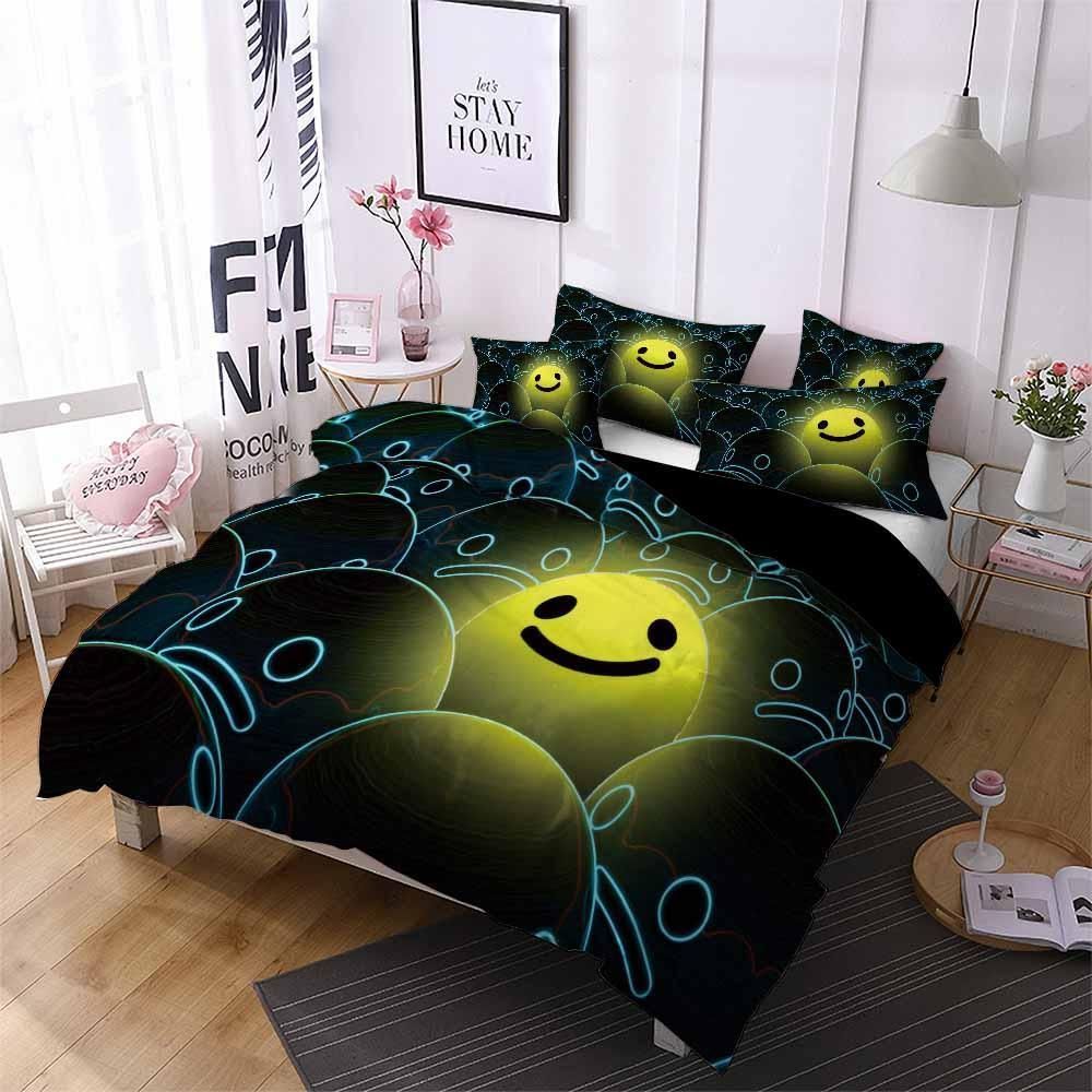 Smiley Be Different 3D Bedding Set