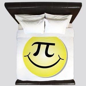 Smiley Pi Day Face Bedding Set