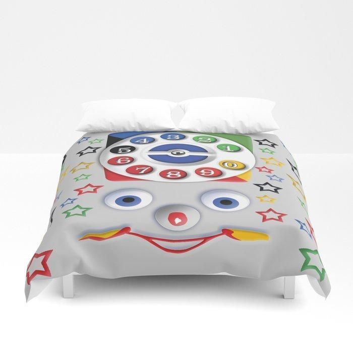 Smiley Toys Dial Phone Bedding Set