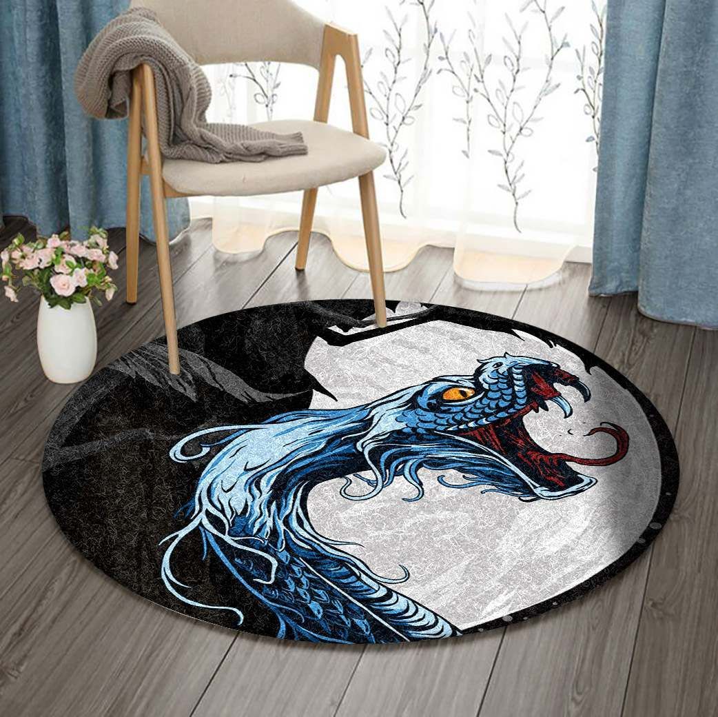 Snake Round Carpet