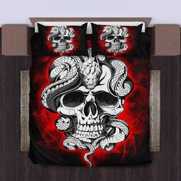 Snake Skull Bedding Set