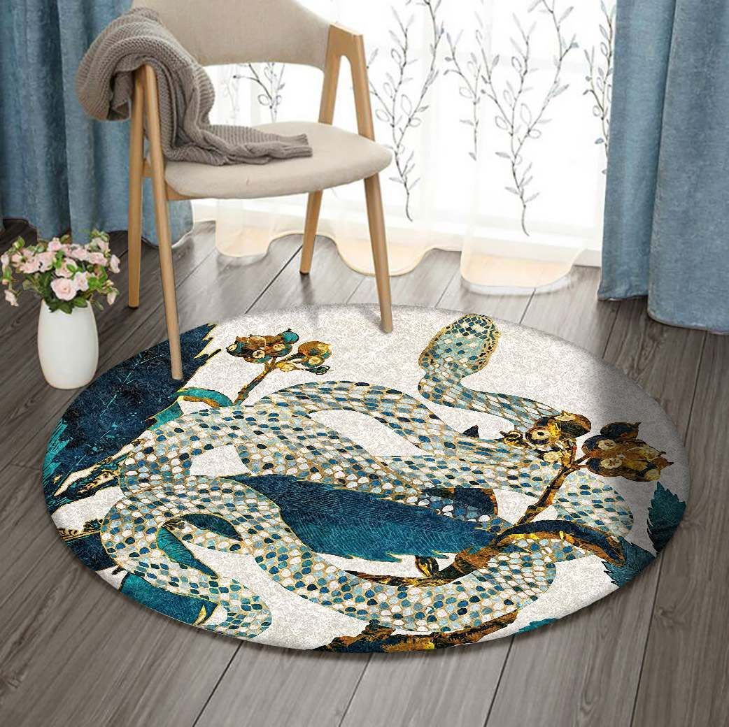 Snake Round Carpet