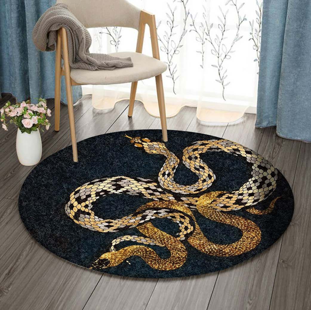 Snake Round Carpet