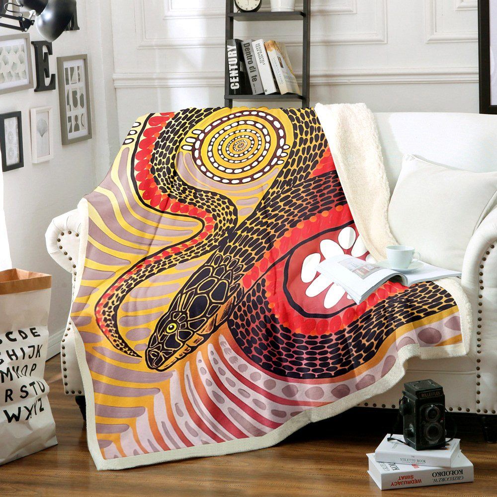 Snakes Sherpa Fleece