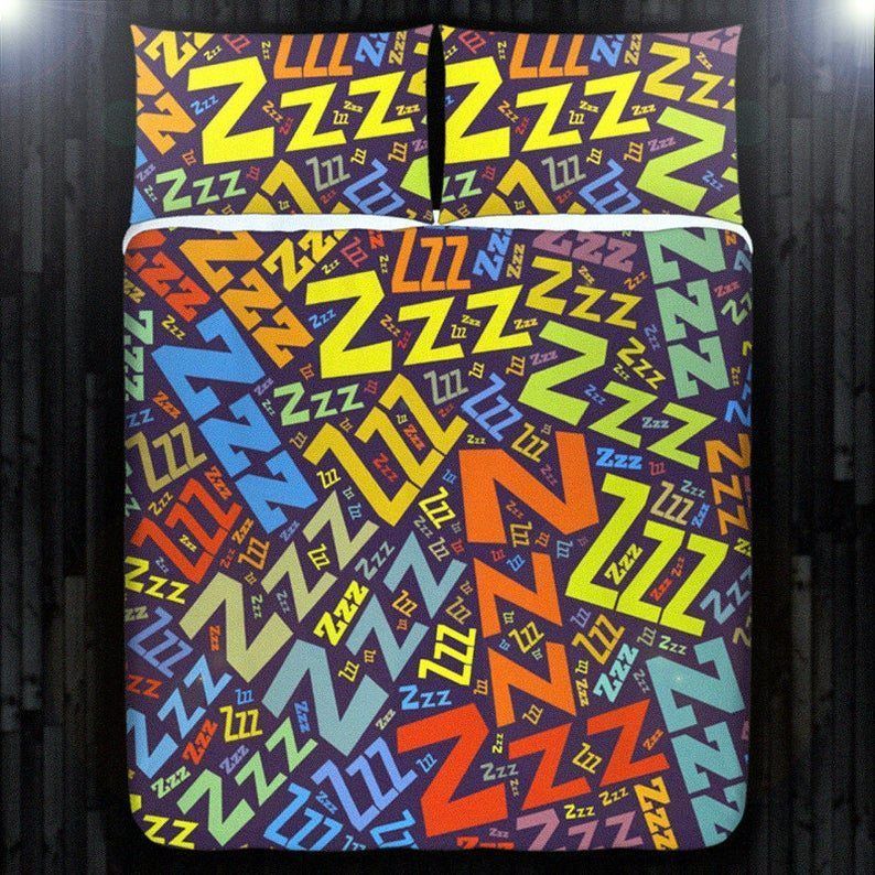 Snoring Zzz Catch Some Z Sleep Bedding Set