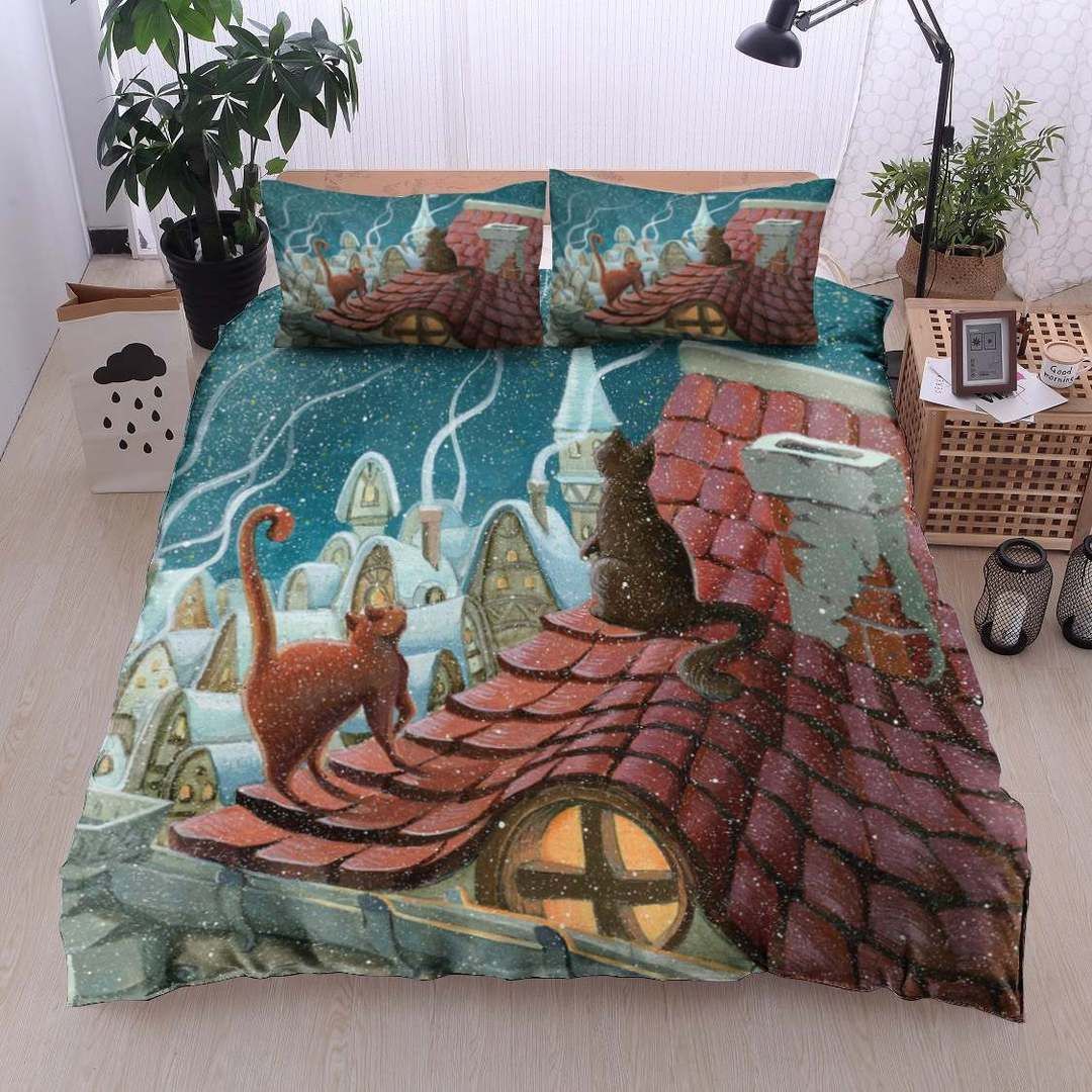 Snow Cat Bedding Set