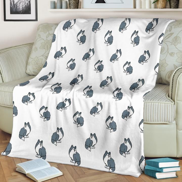 Snow Dog Sherpa Fleece Blanket