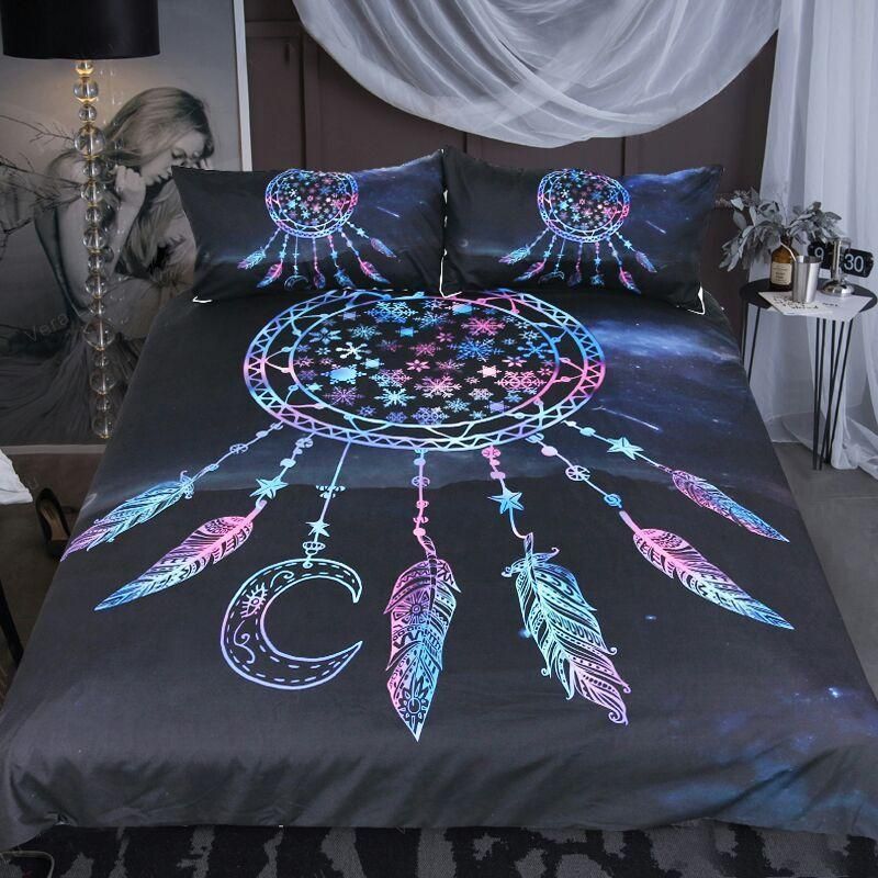 Snow Dreamcatcher Night Bedding Set