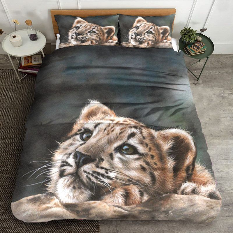 Snow Leopard Bedding Set