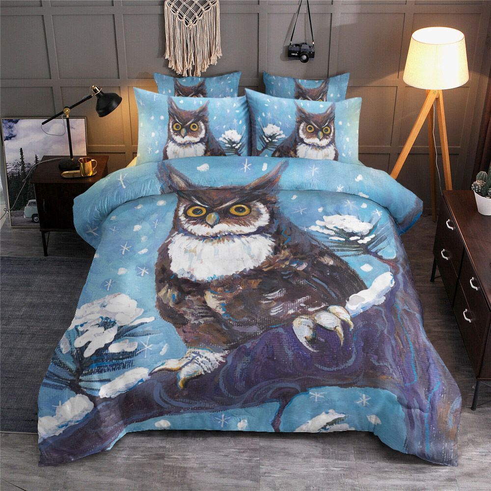 Snow Owl Bedding Set
