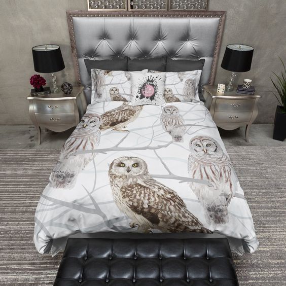 Snow Owl Bedding Set