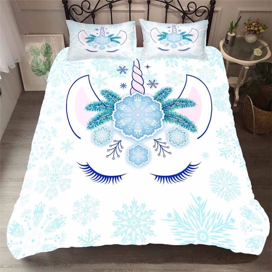 Snow Unicorn Bedding Set