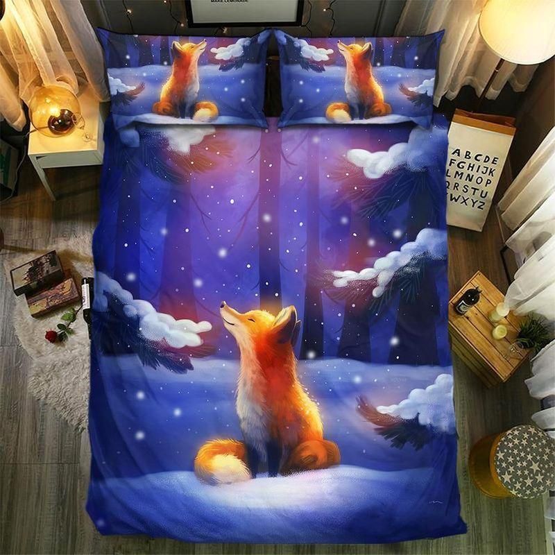 Snow Winter Fox Bedding Set