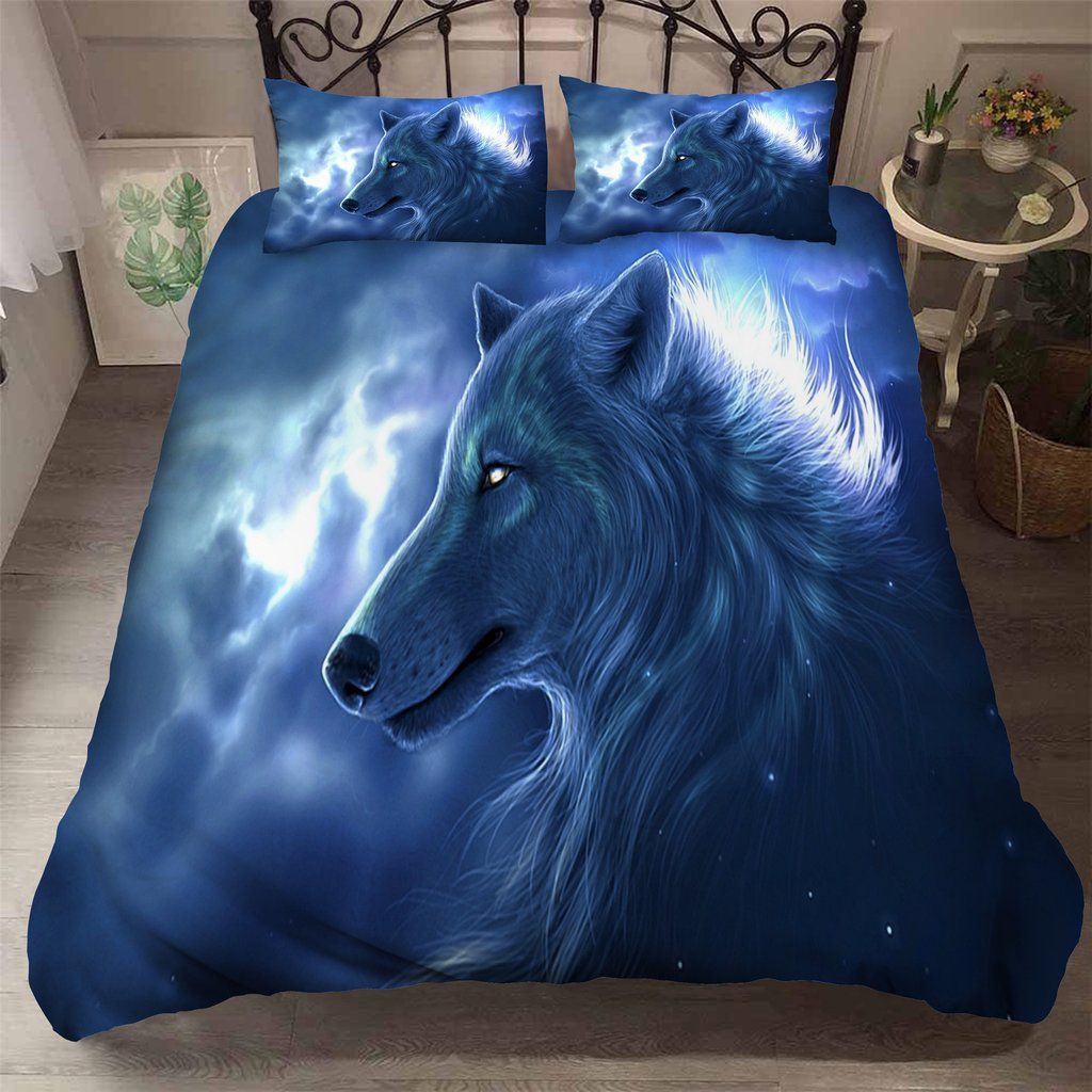 Snow Wolf Bedding Set