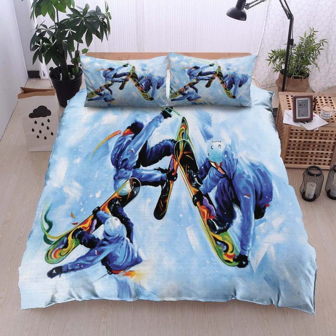 Snowboarding Bedding Set