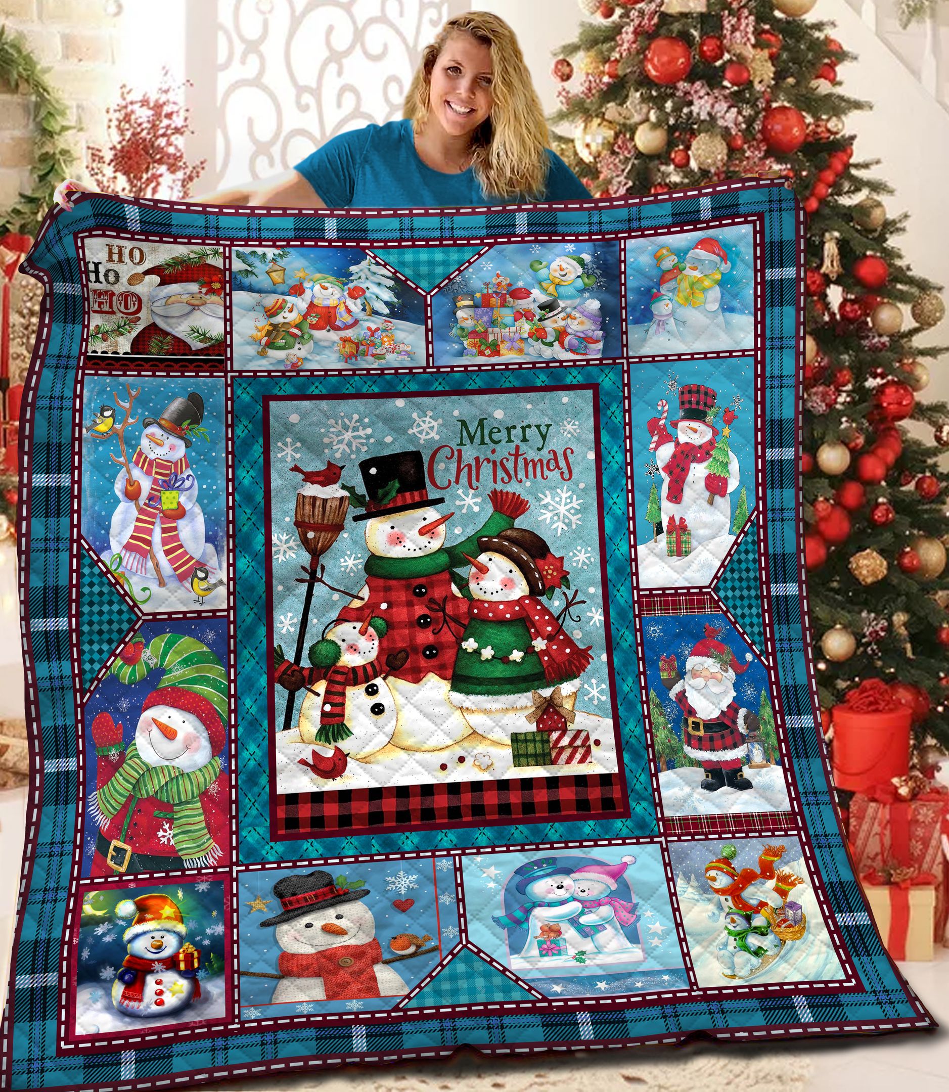 Snowman BBB0311107MH Quilt Blanket