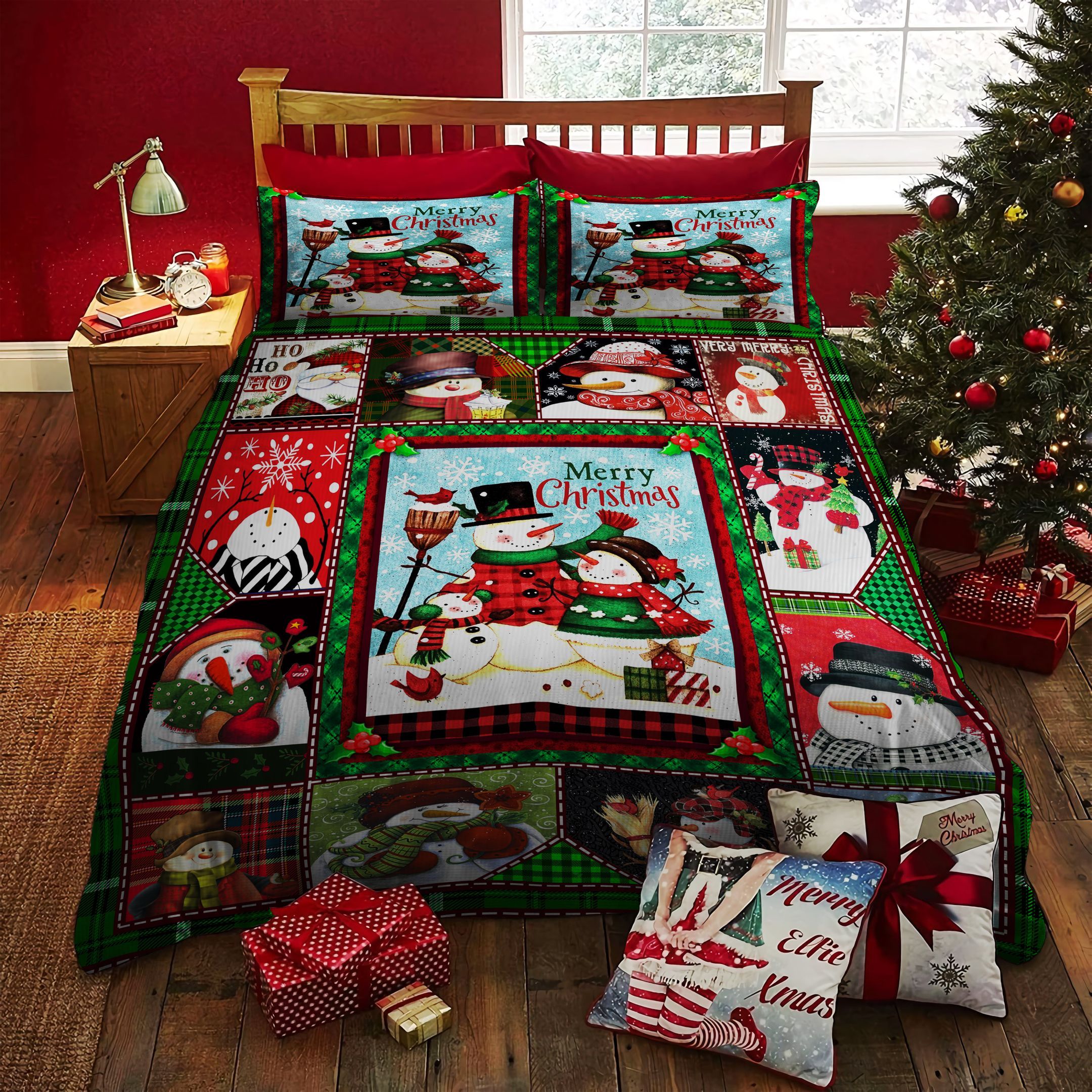 Snowman Bedding Set