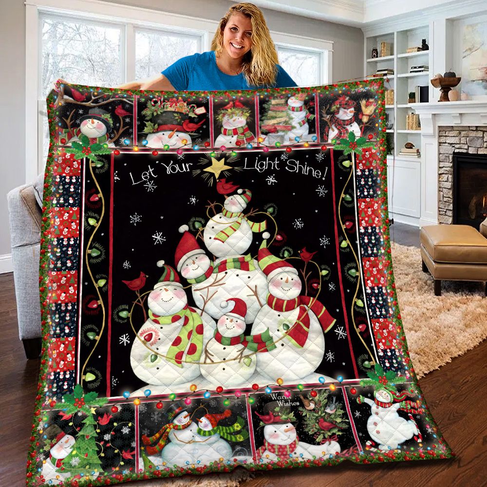 Snowman BBB1710231HT Quilt Blanket
