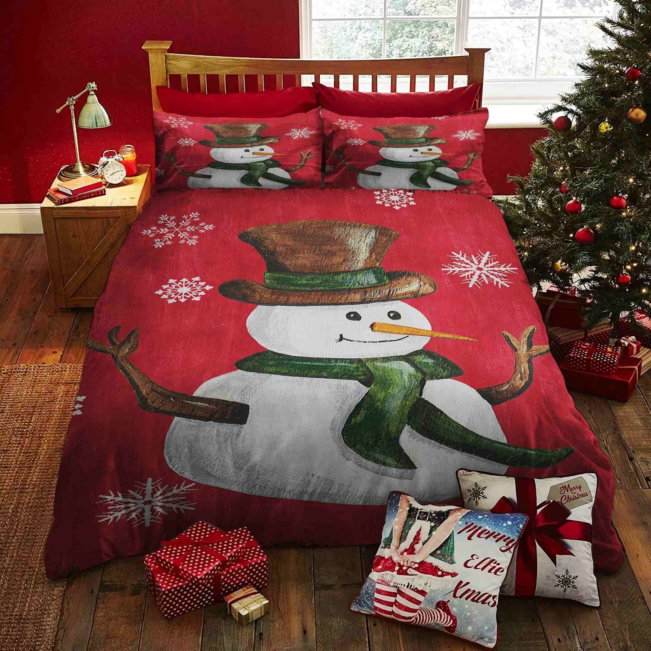 Snowman Bedding Set