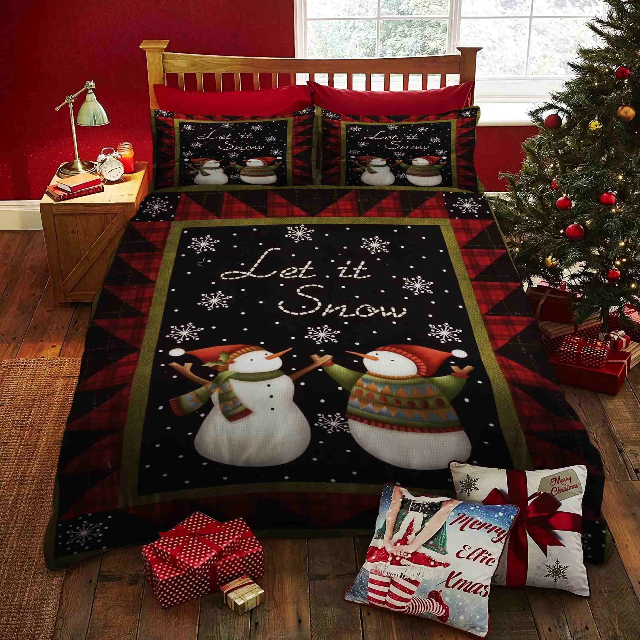 Snowman Bedding Set