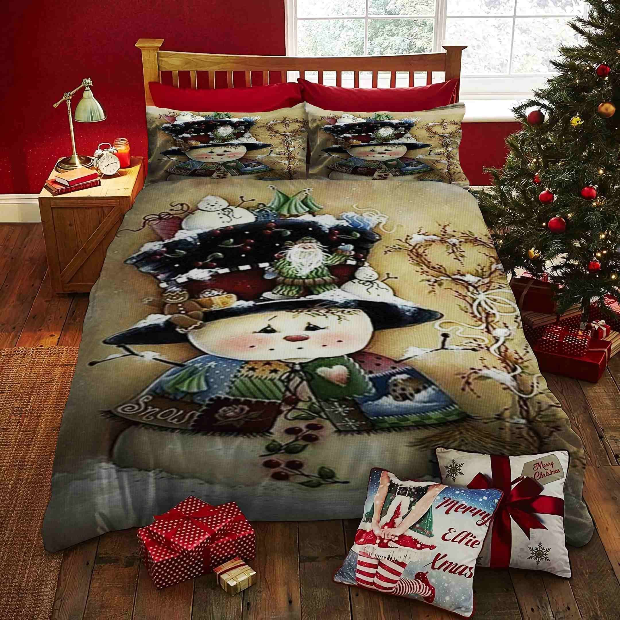 Snowman Bedding Set