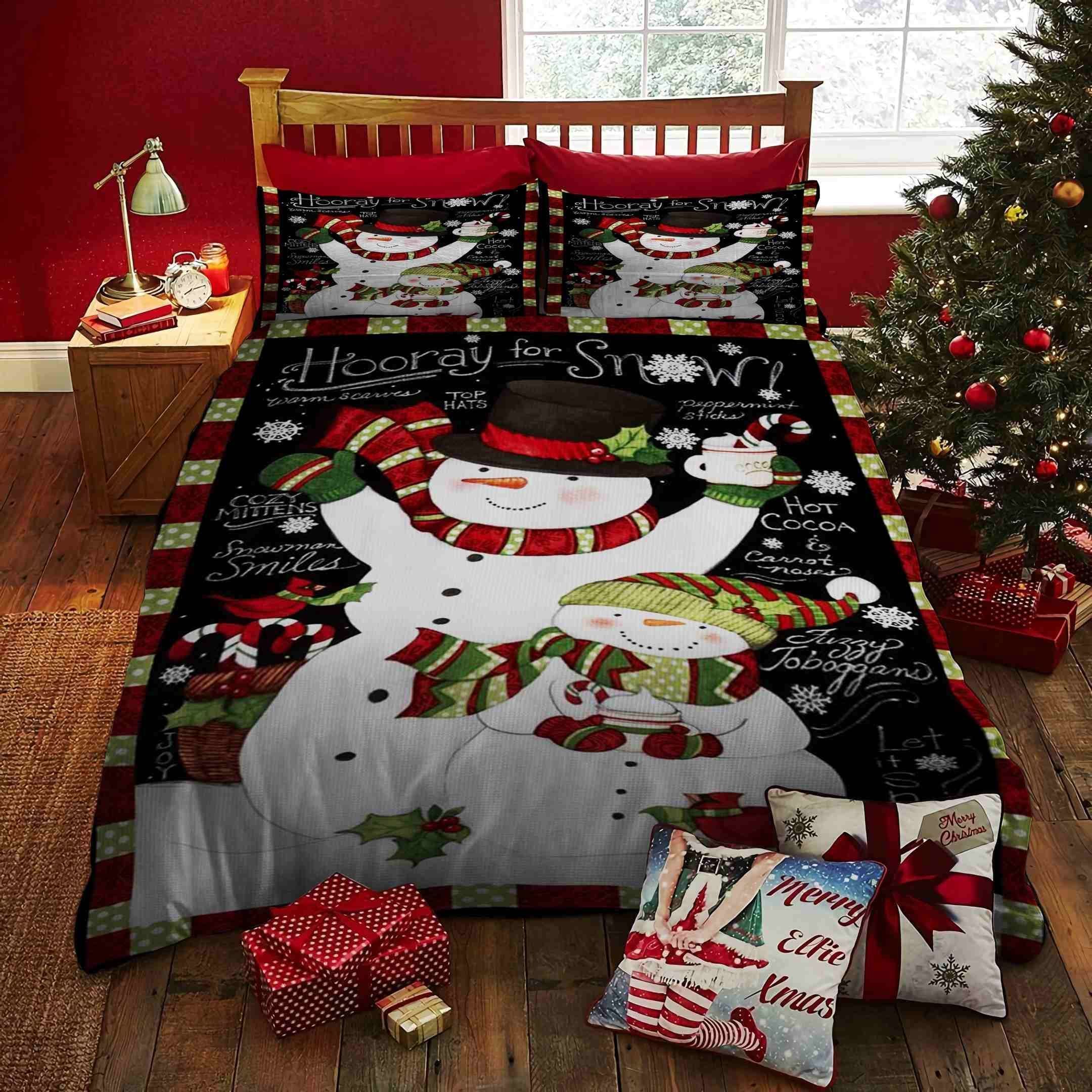 Snowman Bedding Set