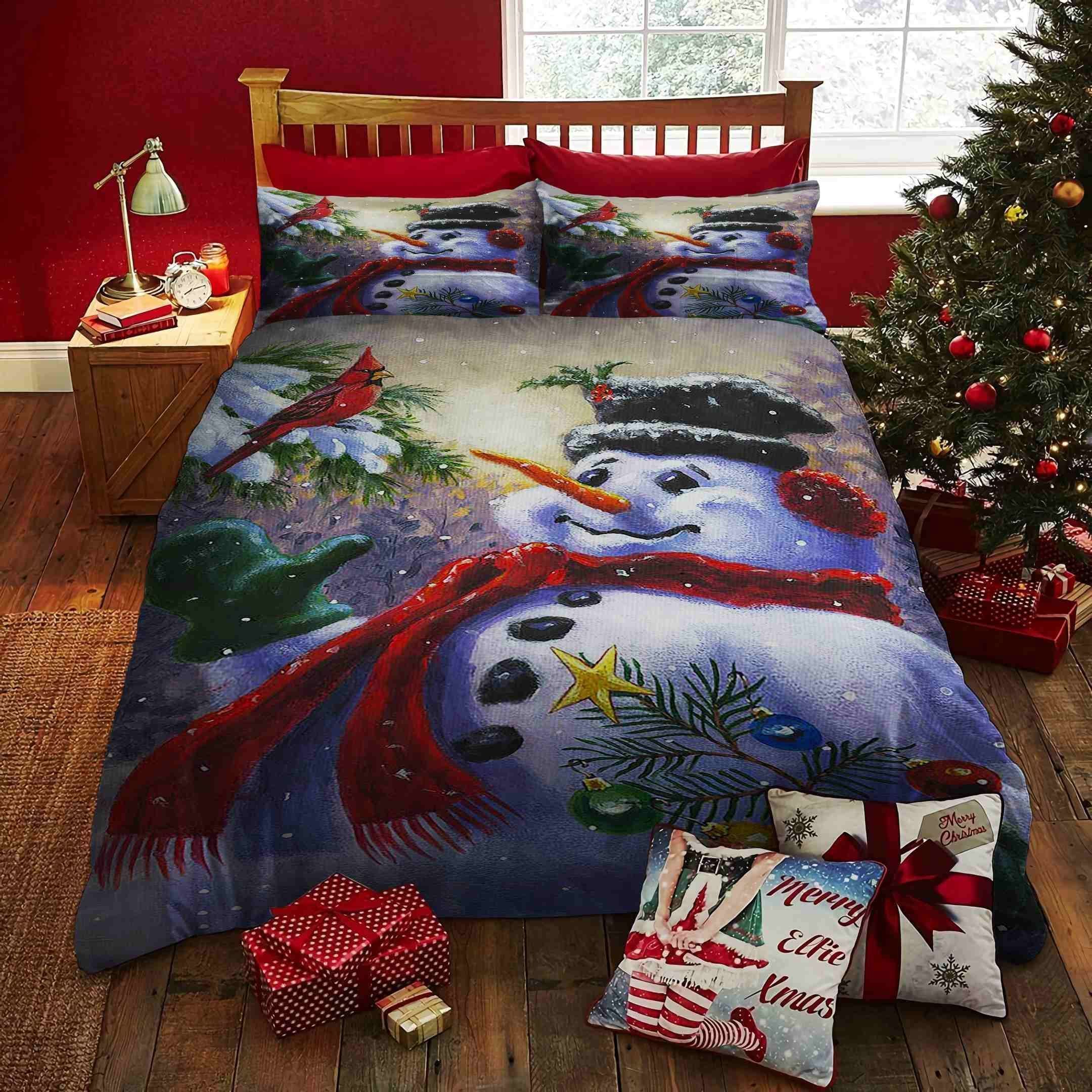 Snowman Bedding Set