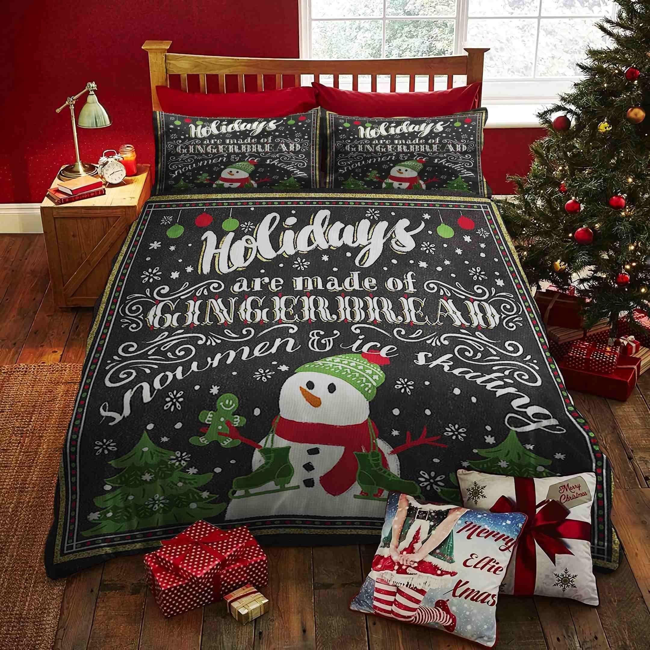 Snowman Bedding Set