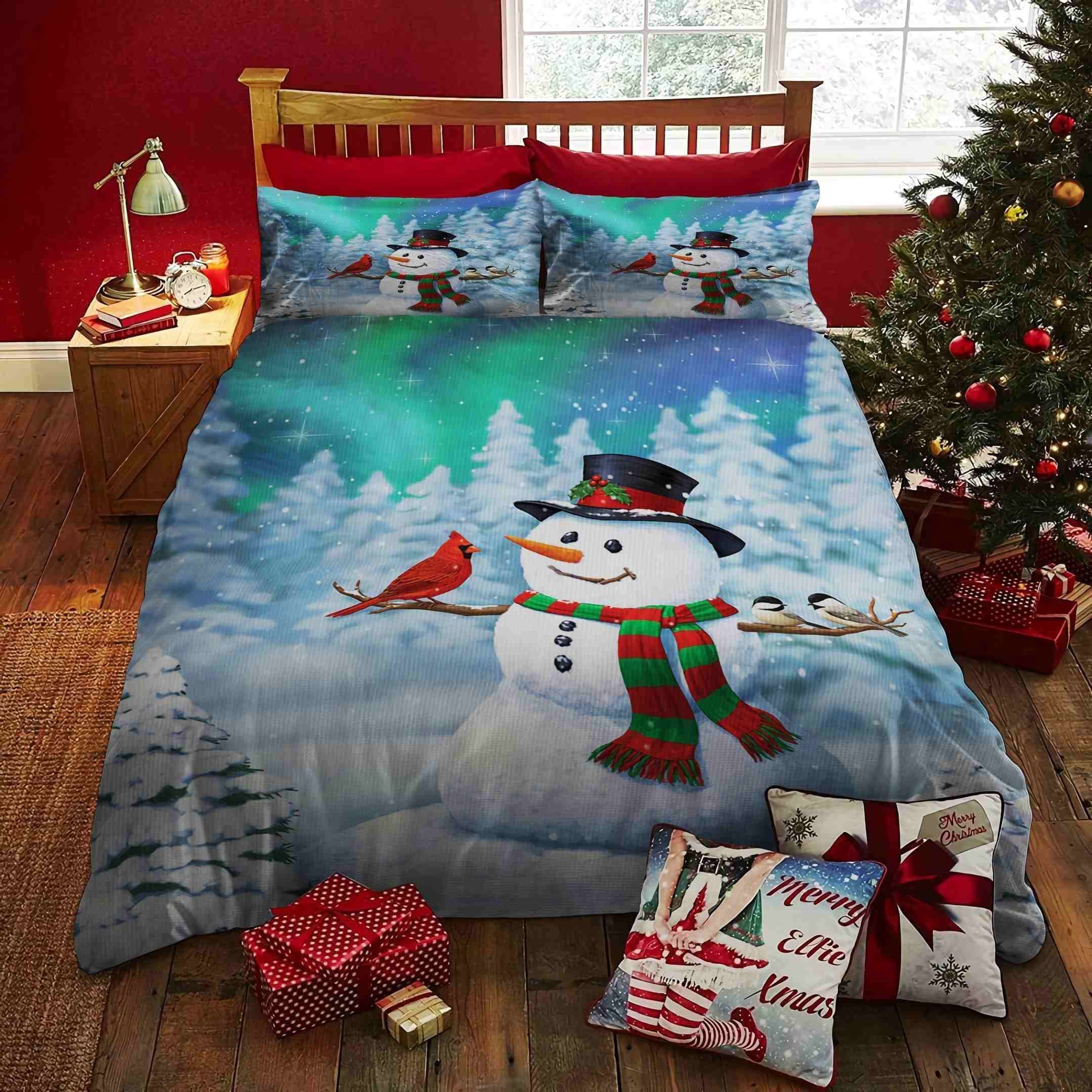 Snowman Bedding Set