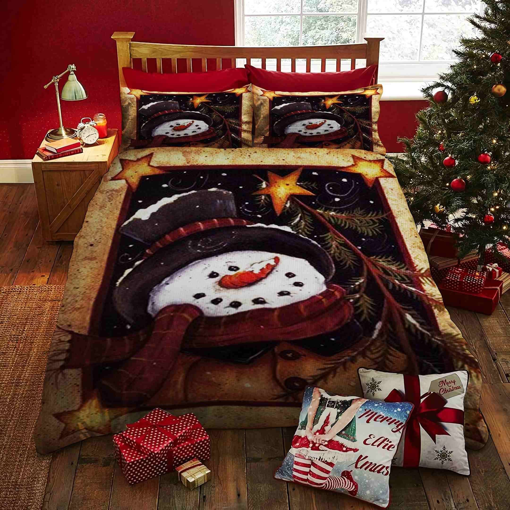 Snowman Bedding Set