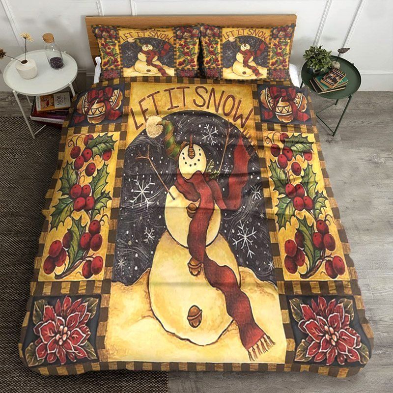 Snowman Bedding Set