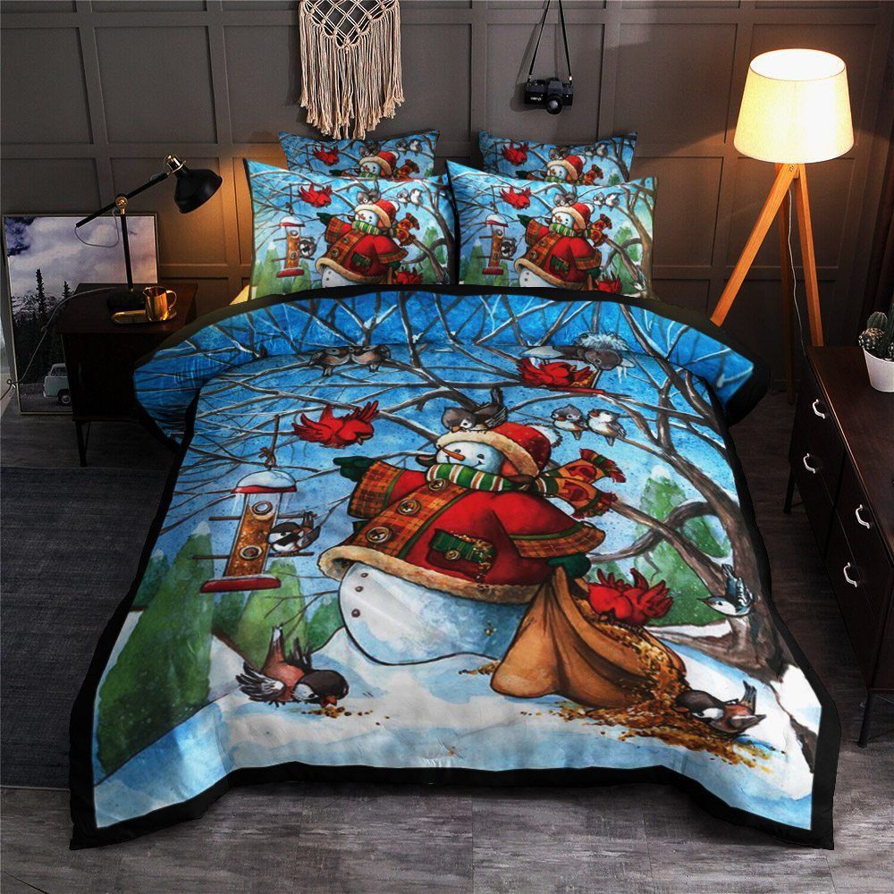 Snowman Bedding Set