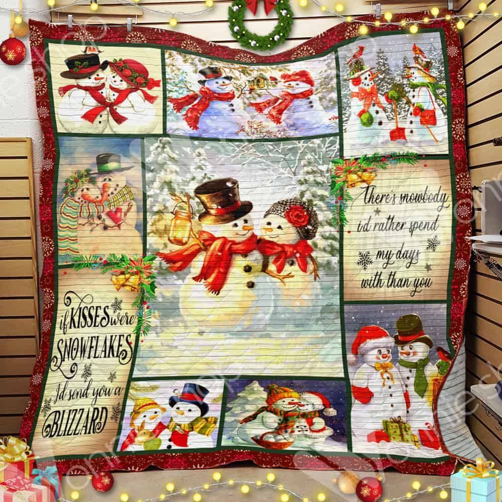 Snowman Christmas 2 GS-CL-LD3110 Quilt Blanket