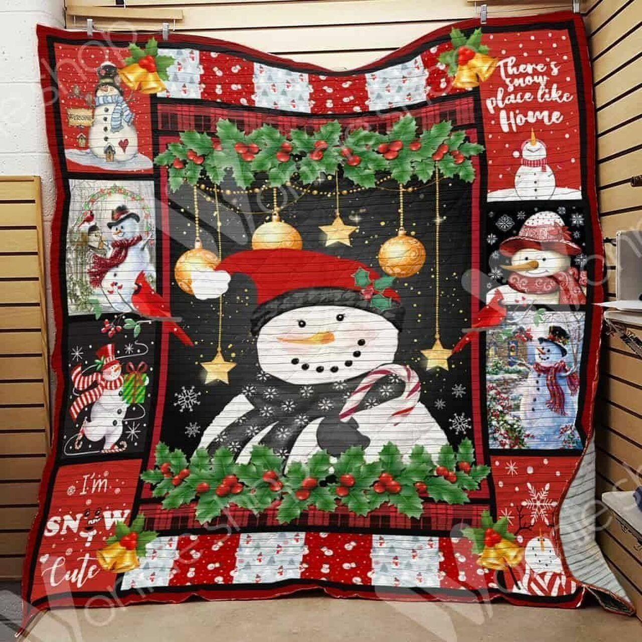 Snowman Christmas DAC141105 Quilt Blanket