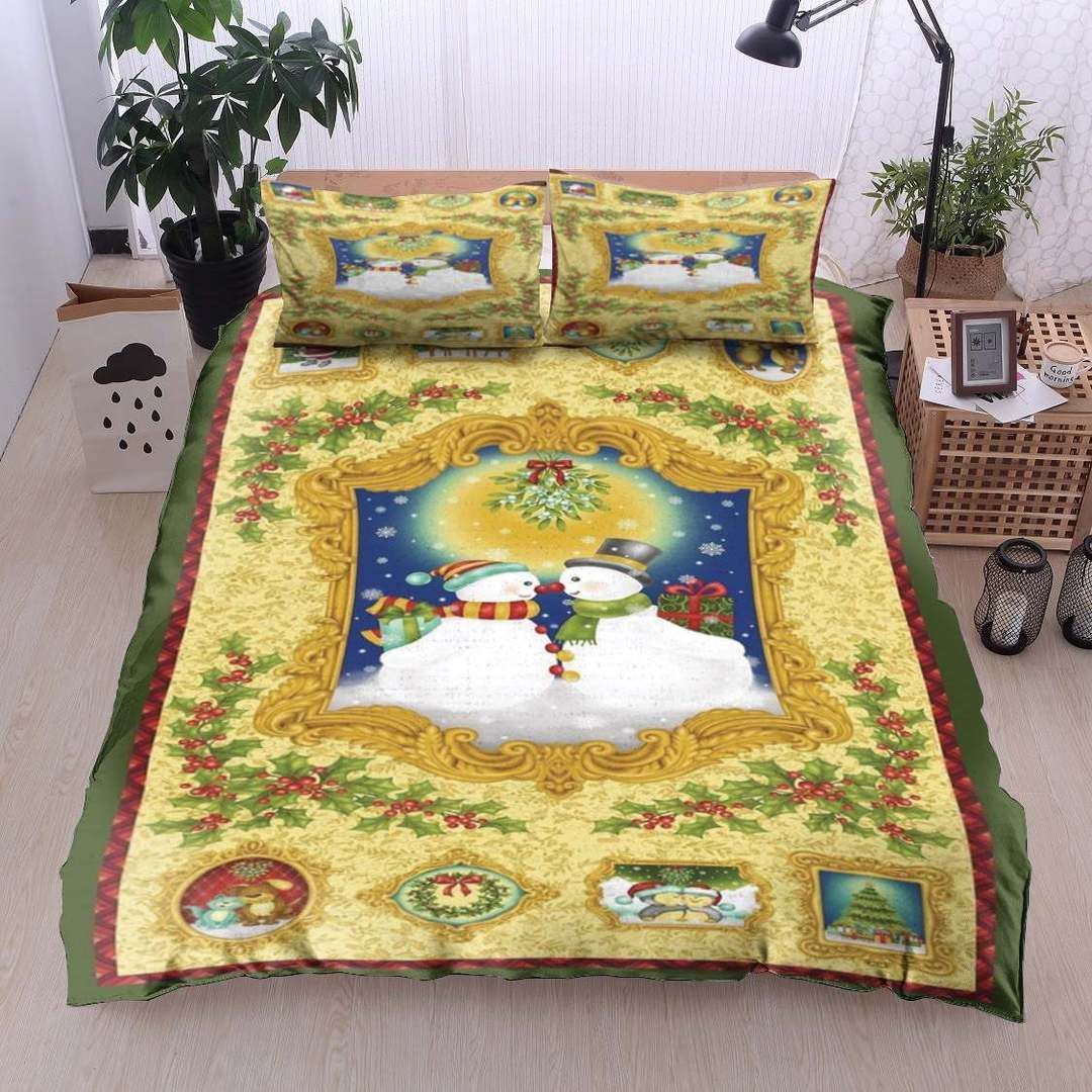 Snowman Christmas Bedding Set