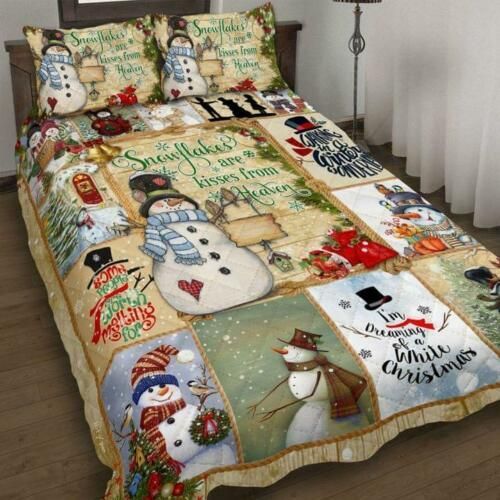 Snowman Christmas Bedding Set