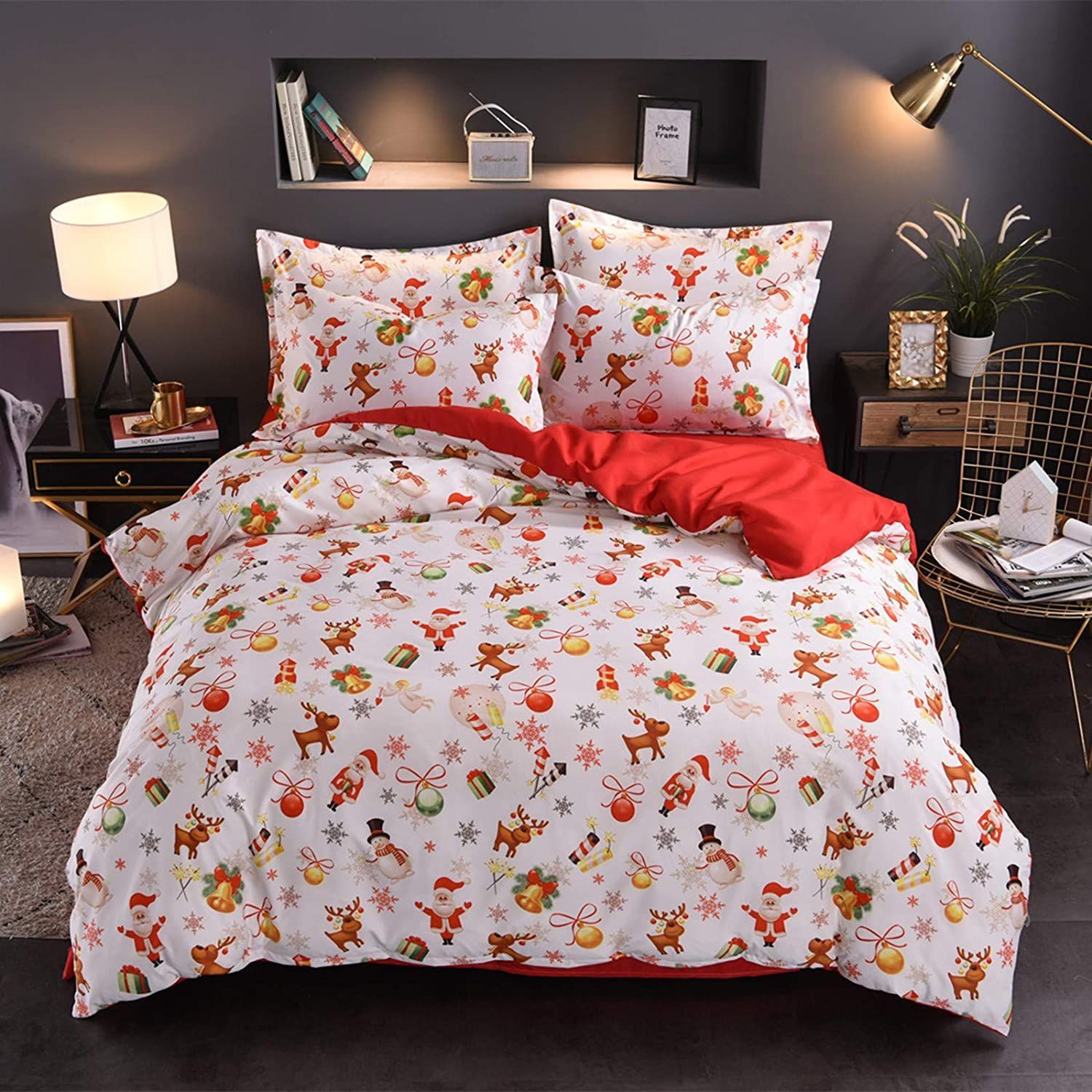 Snowman Christmas Bedding Set