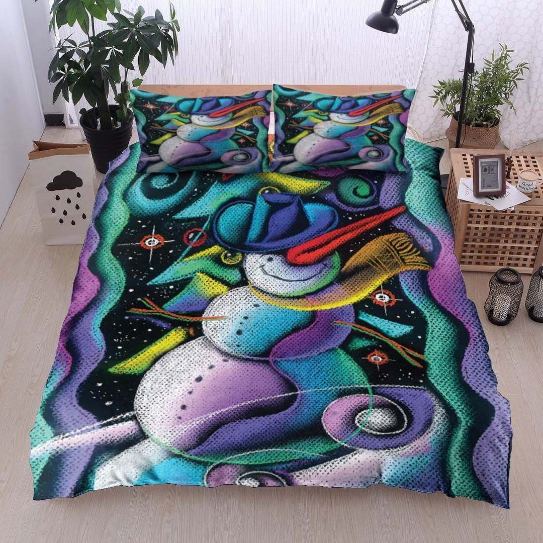 Snowman Christmas Bedding Set