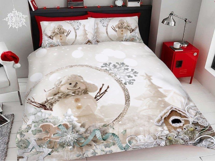 Snowman Bedding Set