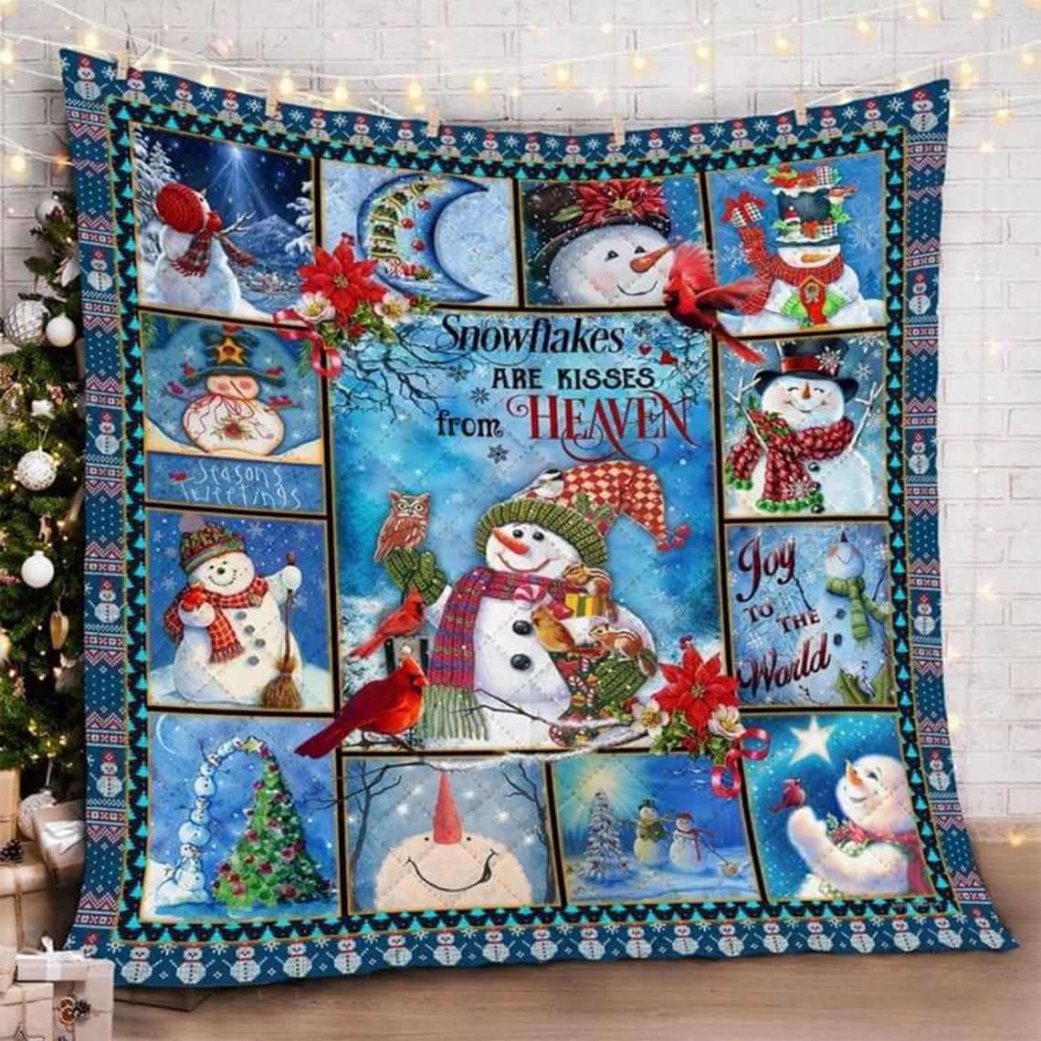 Snowman DAC131101 Quilt Blanket