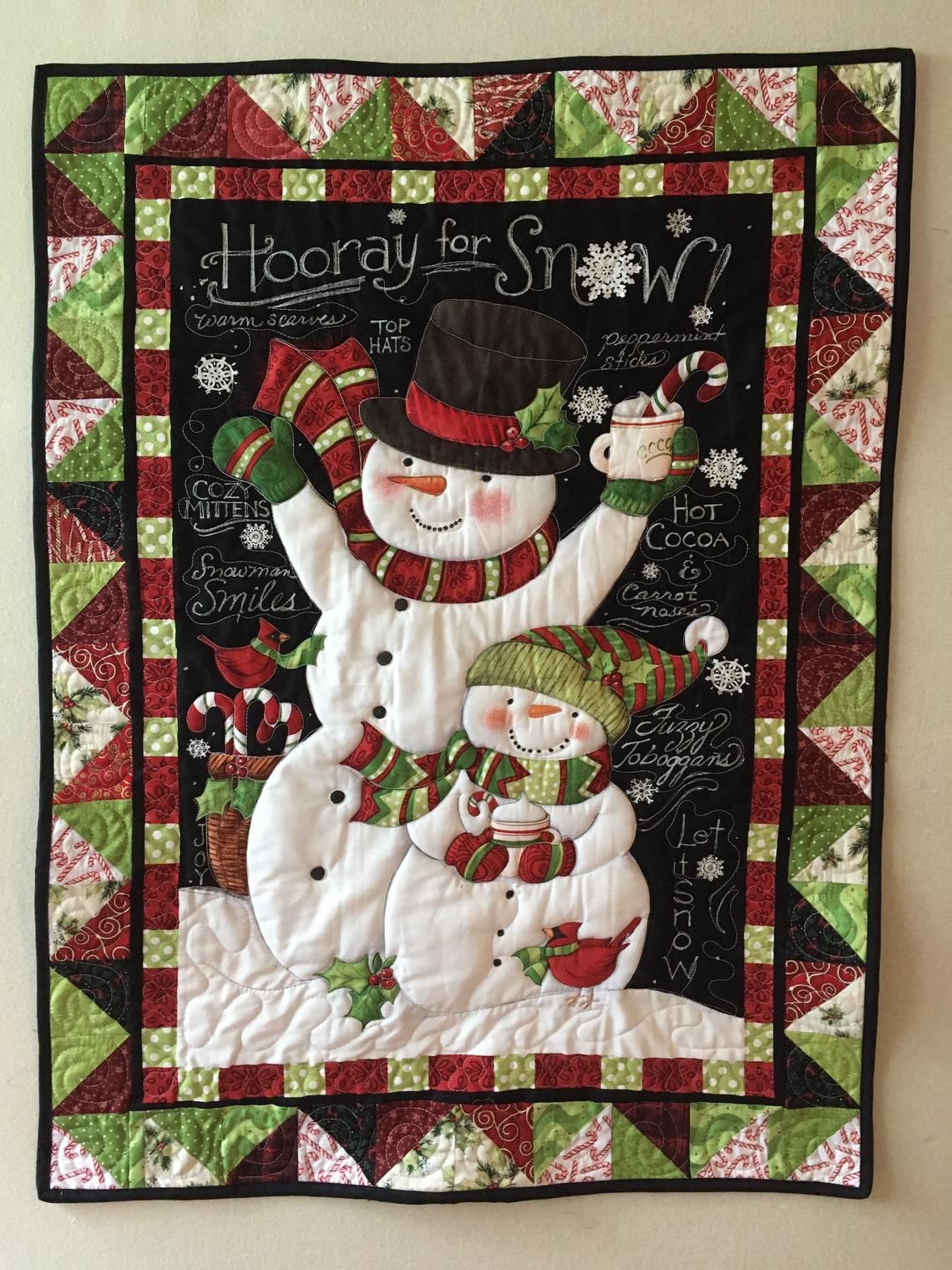 Snowman DAC131103 Quilt Blanket
