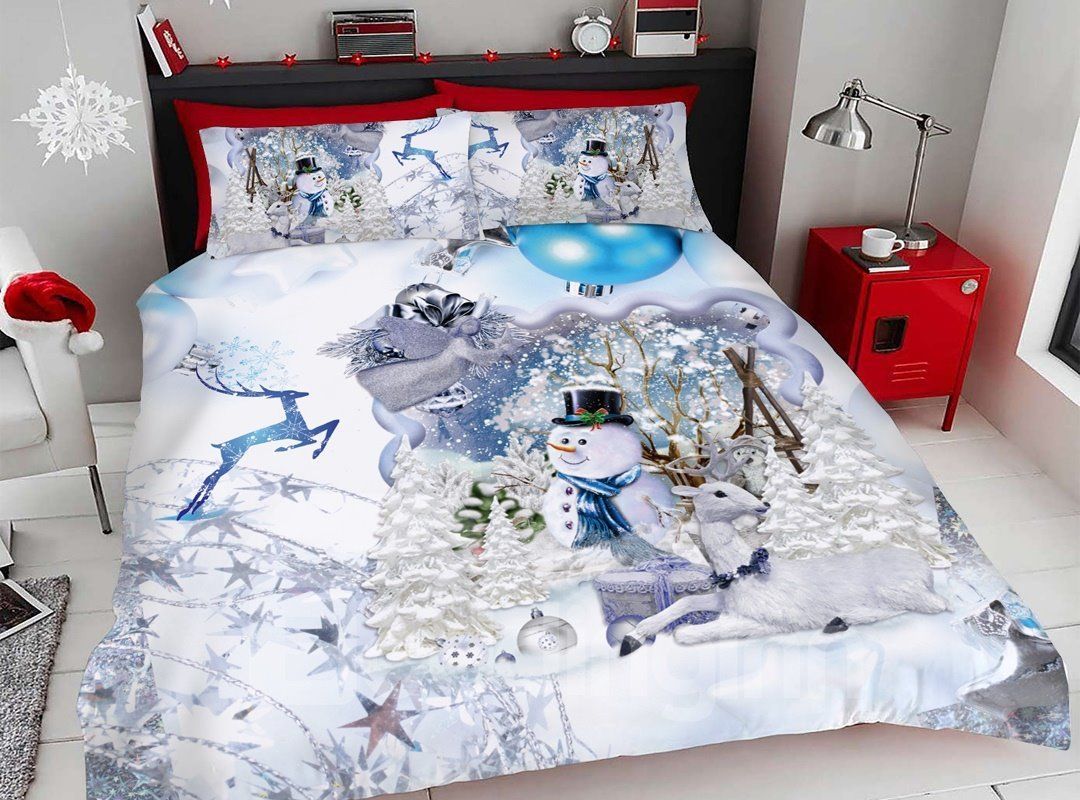 Snowman Bedding Set