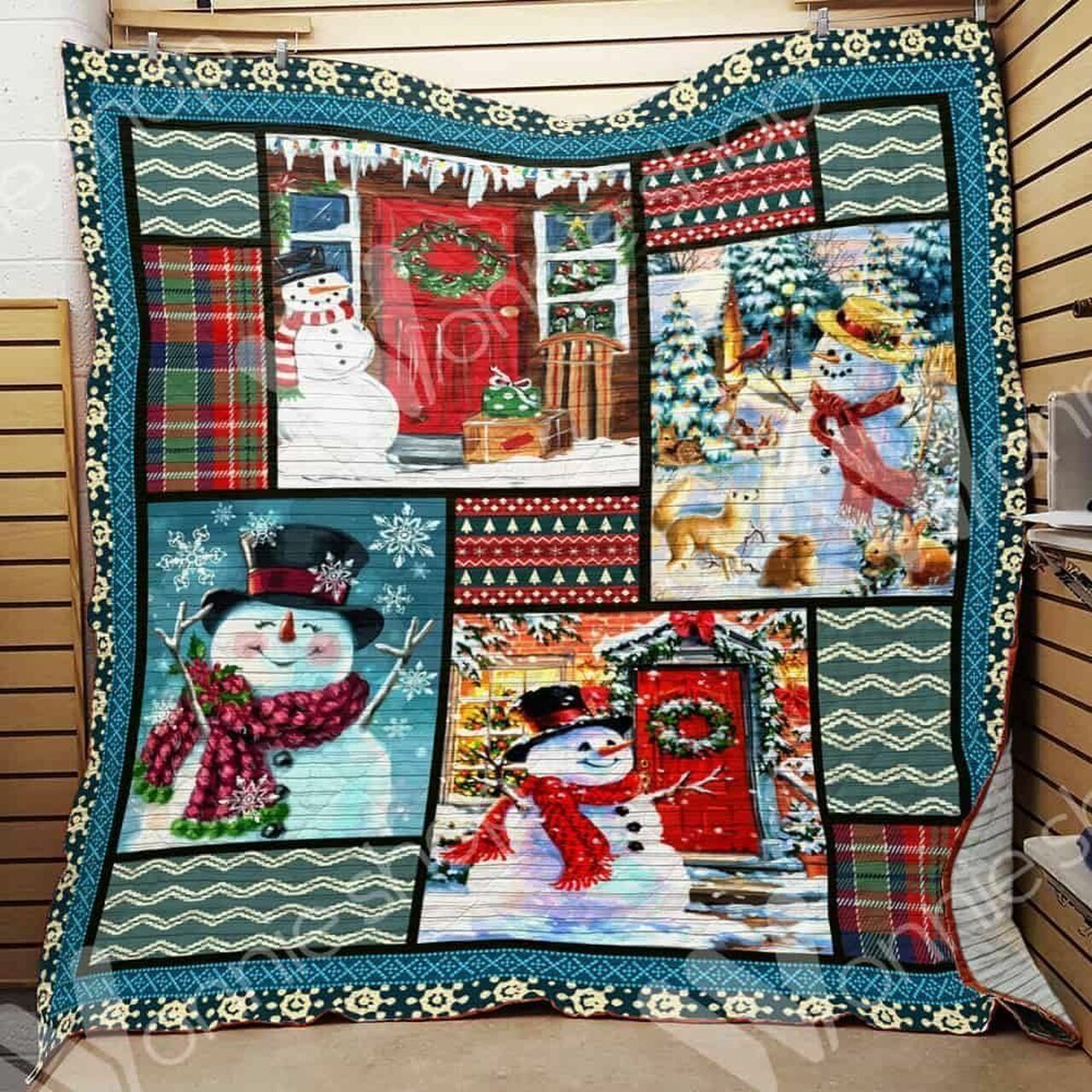 Snowman DAC211105 Quilt Blanket